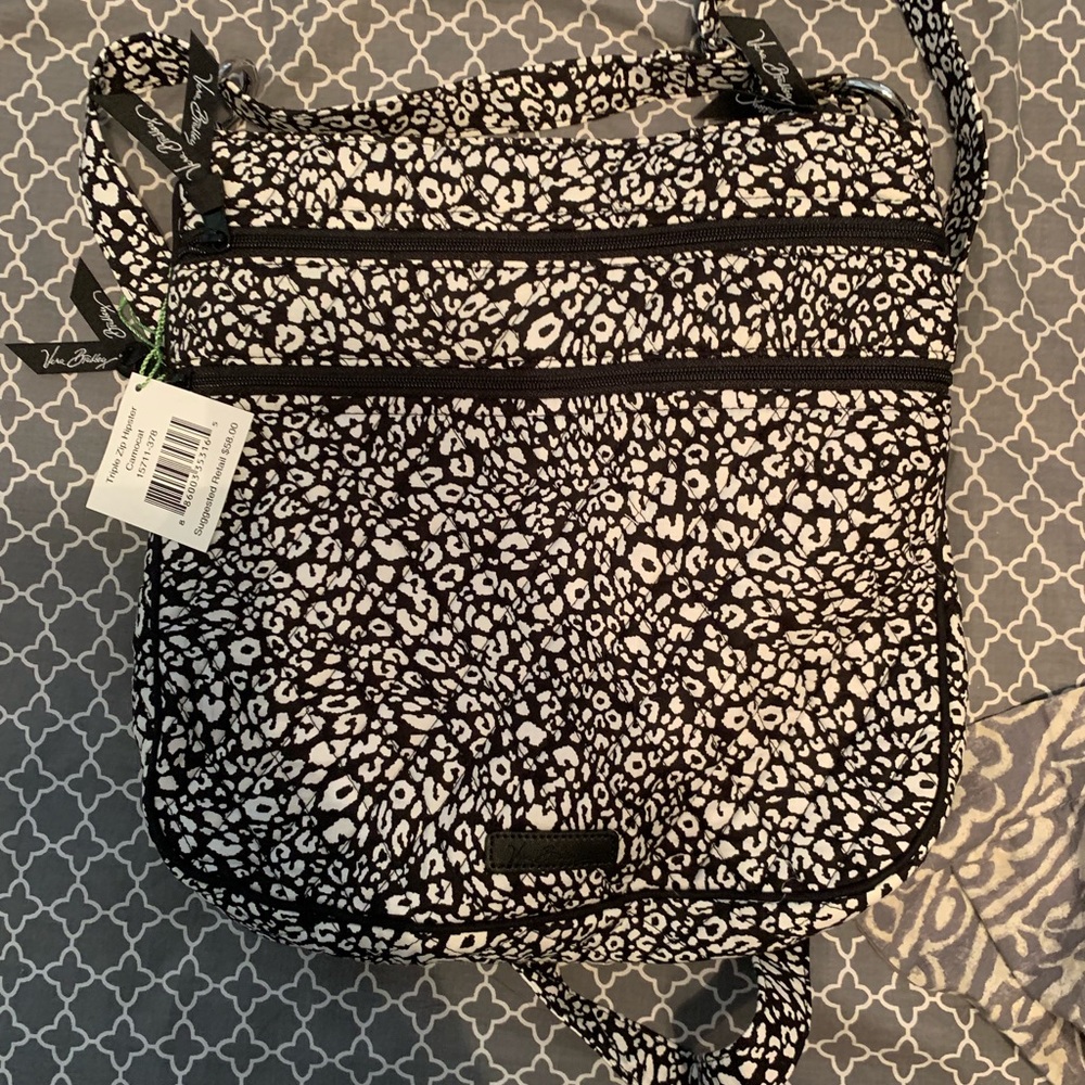 Cheetah print Vera Bradley crossbody purse